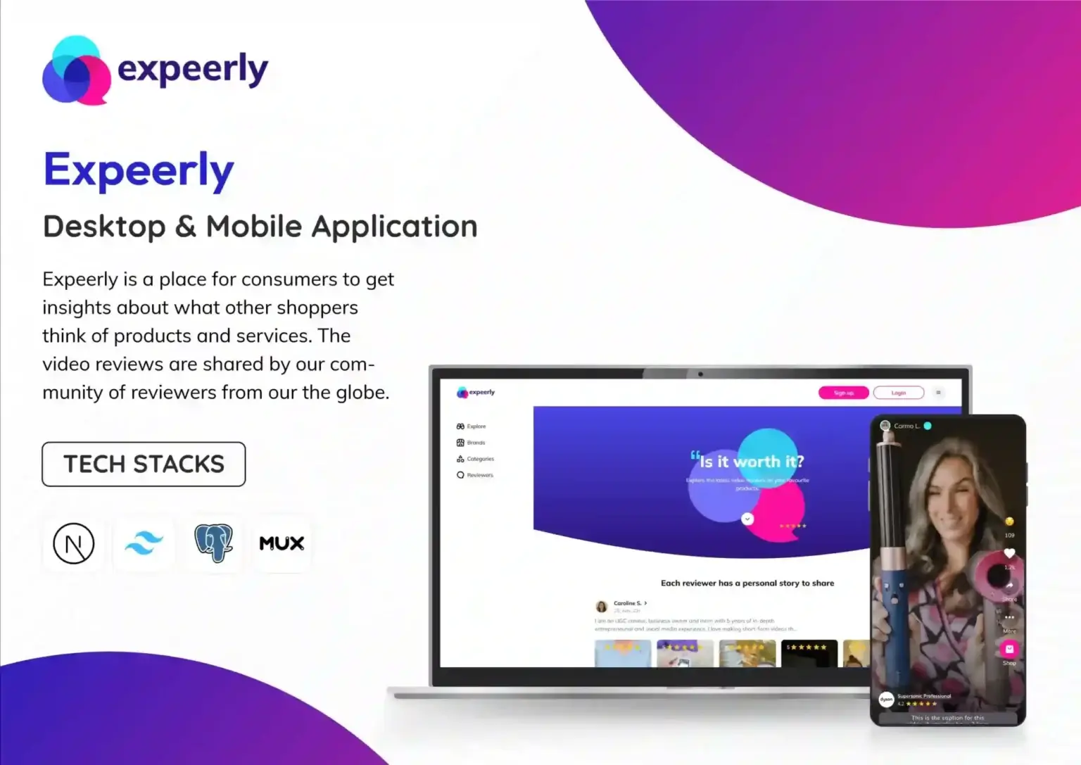 Expeerly video testimonial platform case study