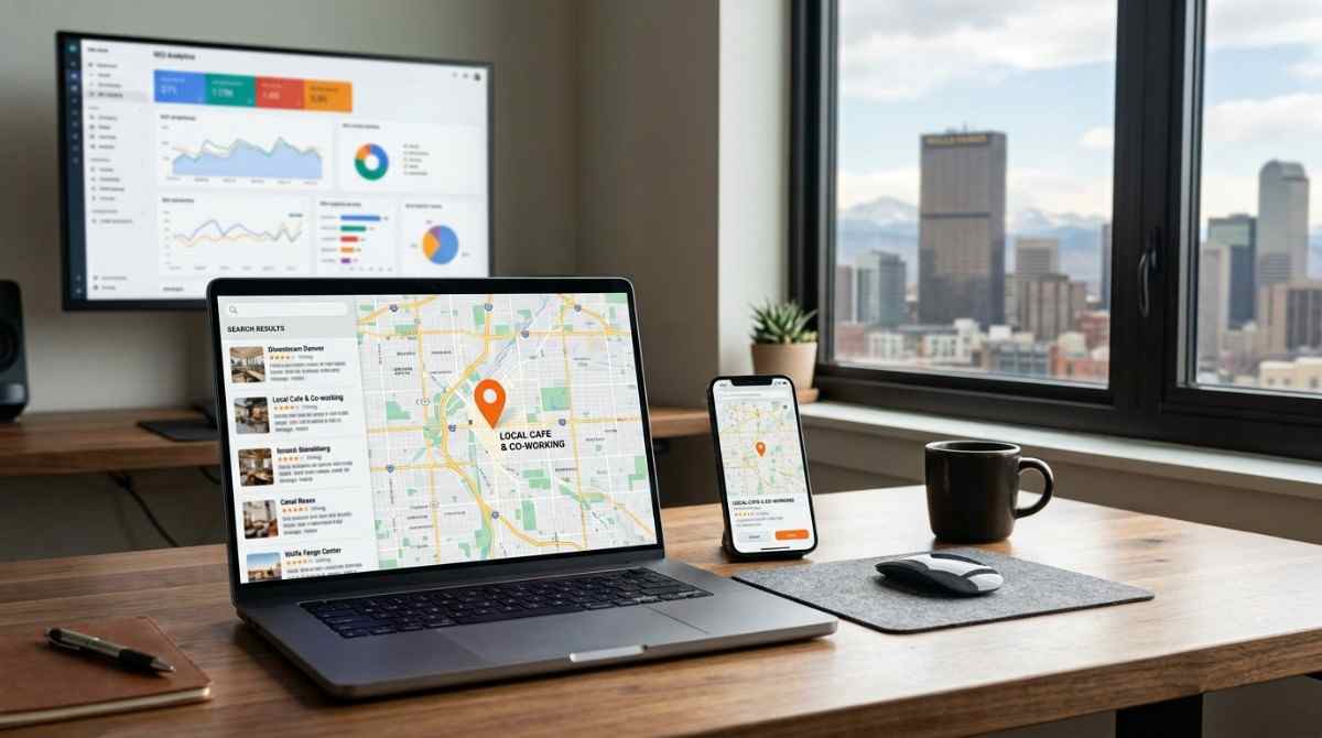 Denver local business using SEO to improve Google Maps visibility
